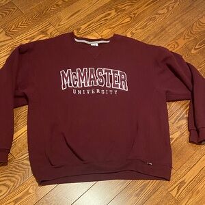 McMaster University sweatshirt